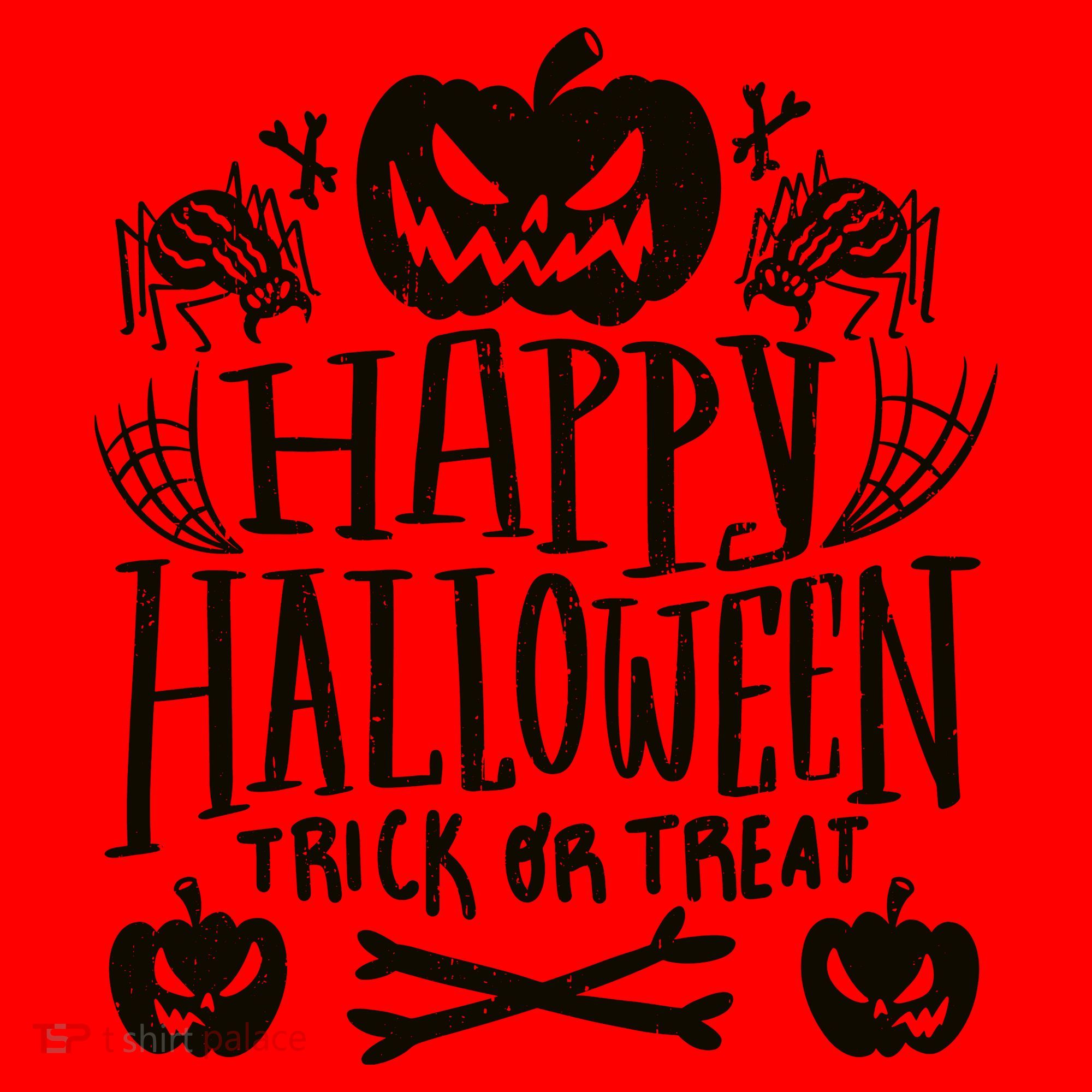 Happy Halloween Trick Or Treat Santa Hat