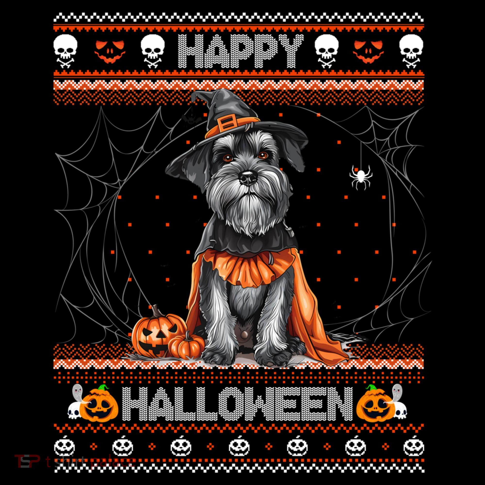 Happy Halloween Ugly Miniature Schnauzer Howloween Pumpkin Coffee Mug