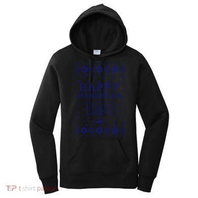 Happy Hanukkah Ugly Sweater Gift Women's Hoodie
