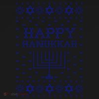 Happy Hanukkah Ugly Sweater Gift Women's Hoodie thumb 2