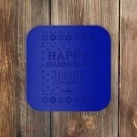 Happy Hanukkah Ugly Sweater Gift Coaster thumb 0