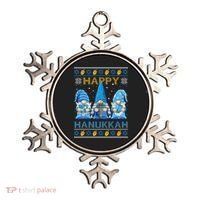Happy Hanukkah Ugly Christmas Gnome Gnomies Menorah Dreidel Ornament thumb 0