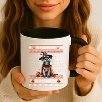 Happy Halloween Ugly Miniature Schnauzer Howloween Pumpkin Gift Coffee Mug thumb 3