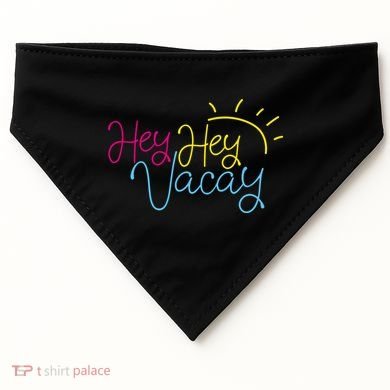Hey Hey Vacay Summer Sun USA-Made Doggie Bandana