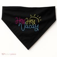 Hey Hey Vacay Summer Sun USA-Made Doggie Bandana thumb 0