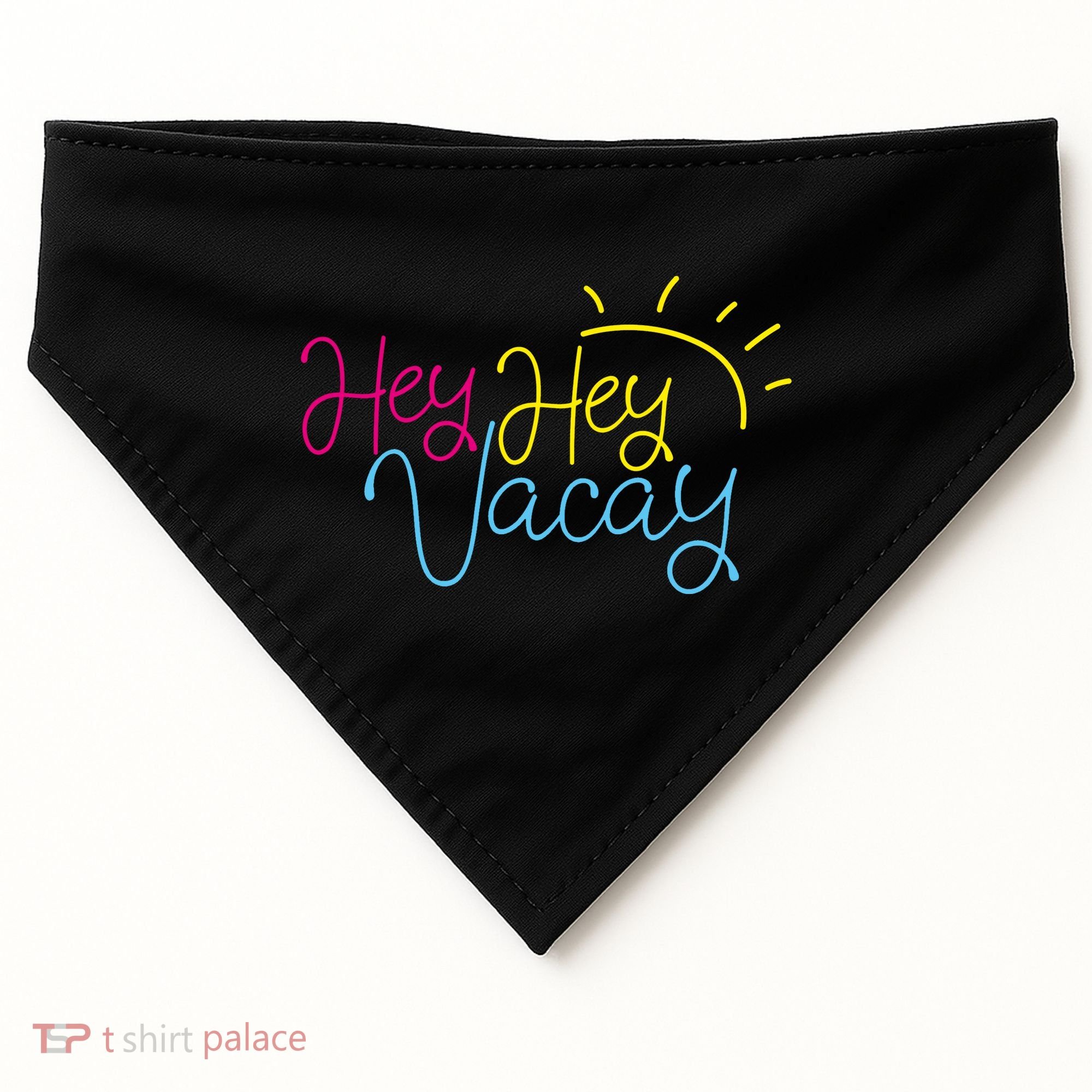 Hey Hey Vacay Summer Sun USA-Made Doggie Bandana