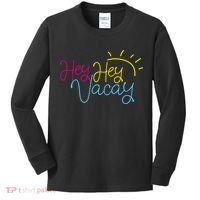 Hey Hey Vacay Summer Sun Kids Long Sleeve Shirt thumb 0