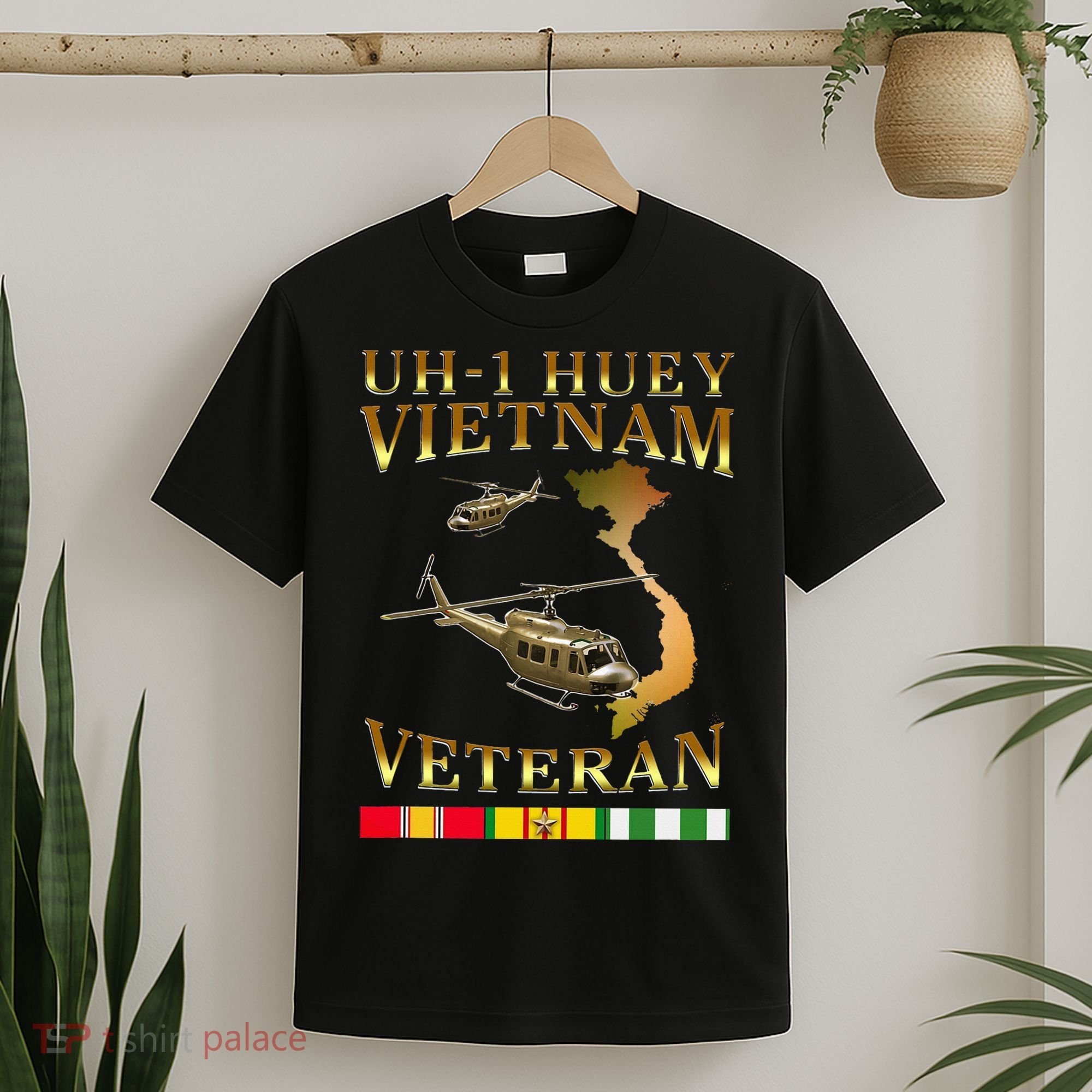Huey Helicopter Vietnam Veteran Uh 1 Huey Vietnam Huey T-Shirt