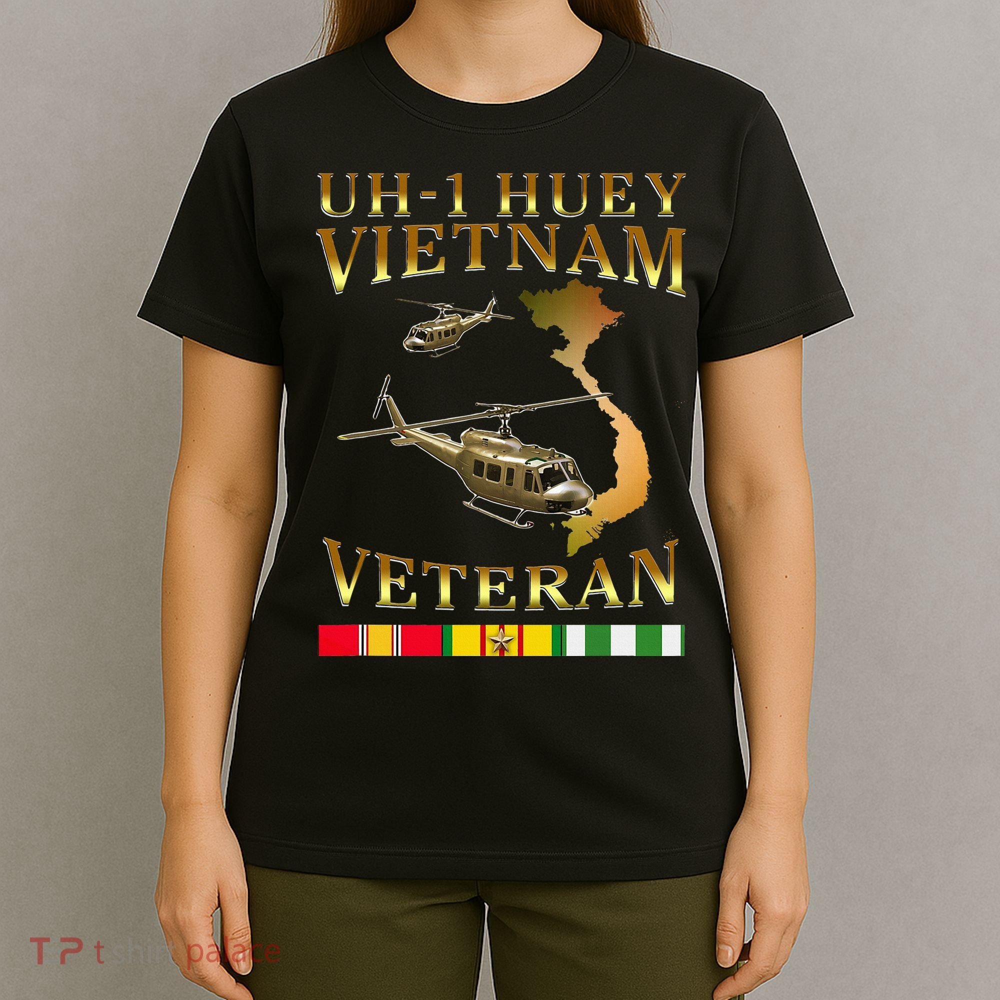 Huey Helicopter Vietnam Veteran Uh 1 Huey Vietnam Huey T-Shirt