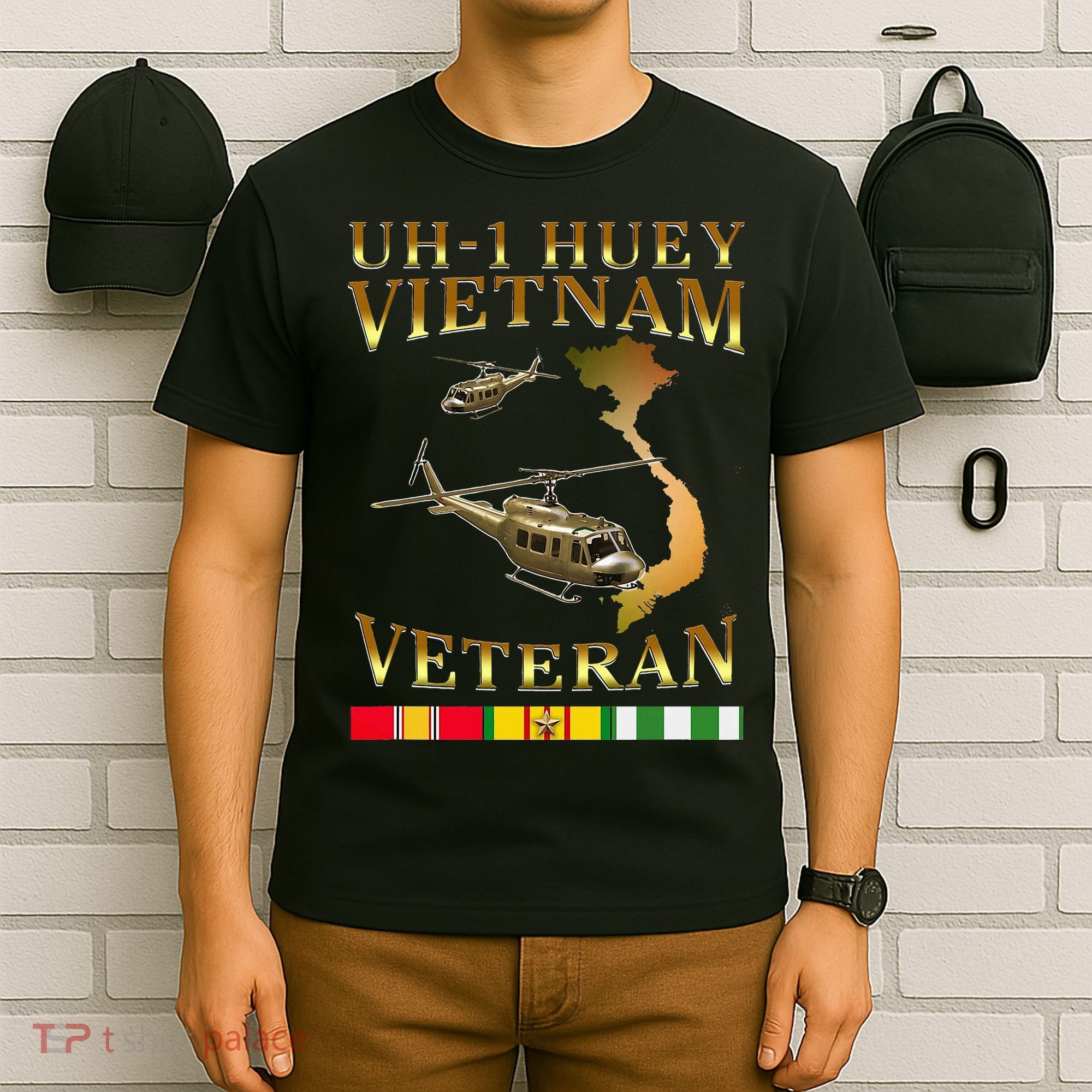 Huey Helicopter Vietnam Veteran Uh 1 Huey Vietnam Huey T-Shirt