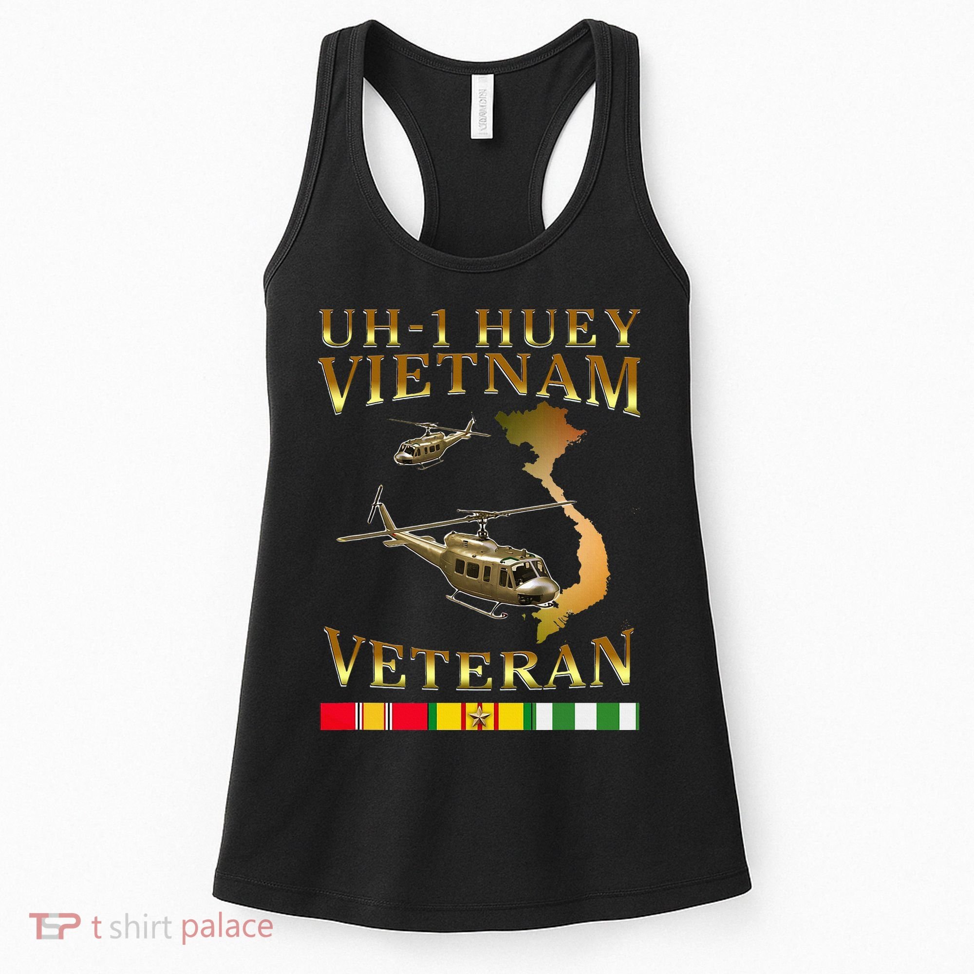Huey Helicopter Vietnam Veteran Uh 1 Huey Vietnam Huey Women's Tank Top