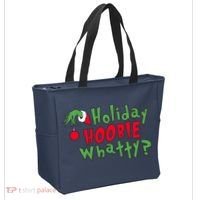 Holiday Hoobie Whatty, The Stole Christmas Tote Bag thumb 2