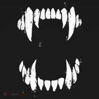 Halloween Horror Wolf Dog Vampire Monster Teeth Costume Women's Hoodie thumb 2