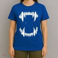 Halloween Horror Wolf Dog Vampire Monster Teeth Costume T-Shirt thumb 4