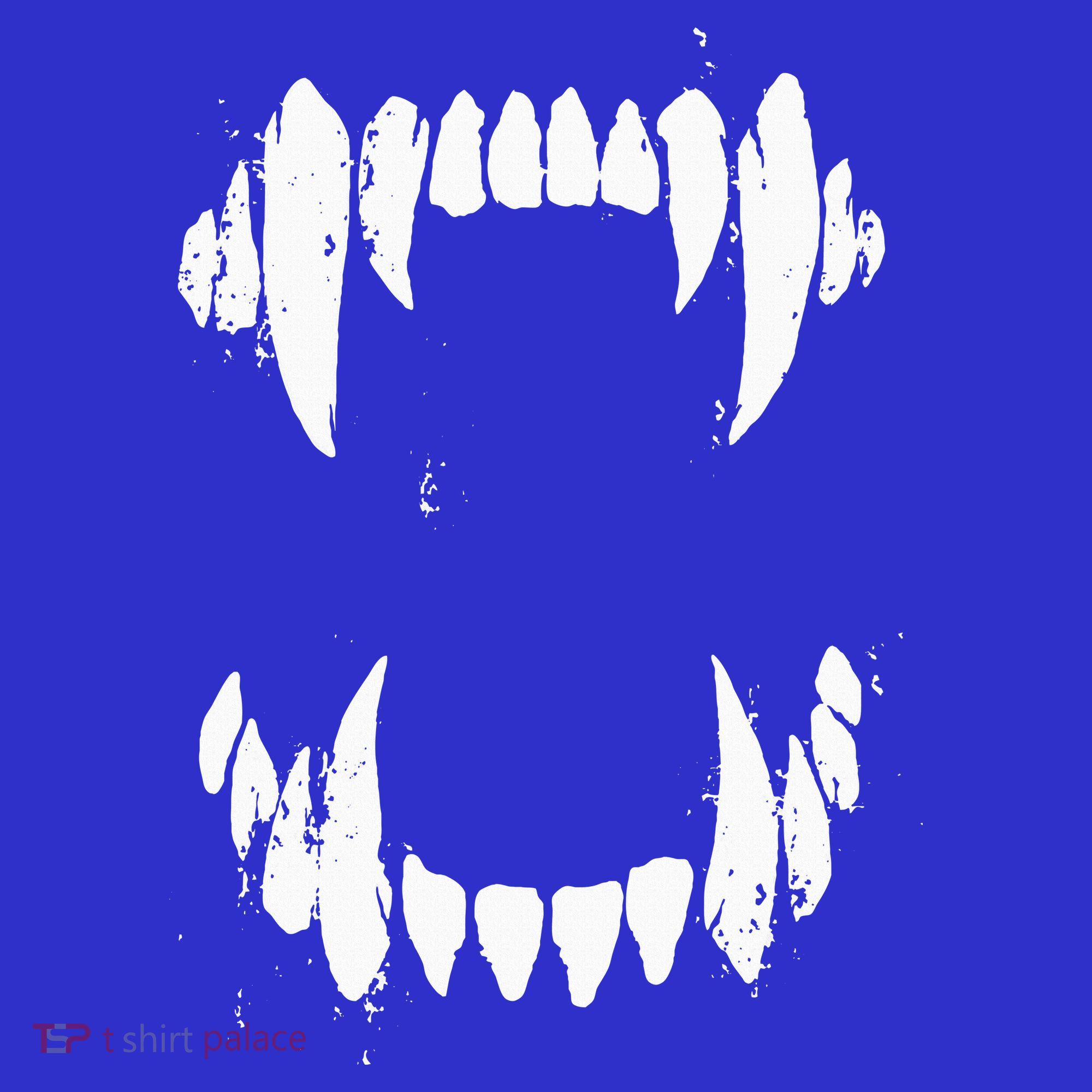 Halloween Horror Wolf Dog Vampire Monster Teeth Costume T-Shirt