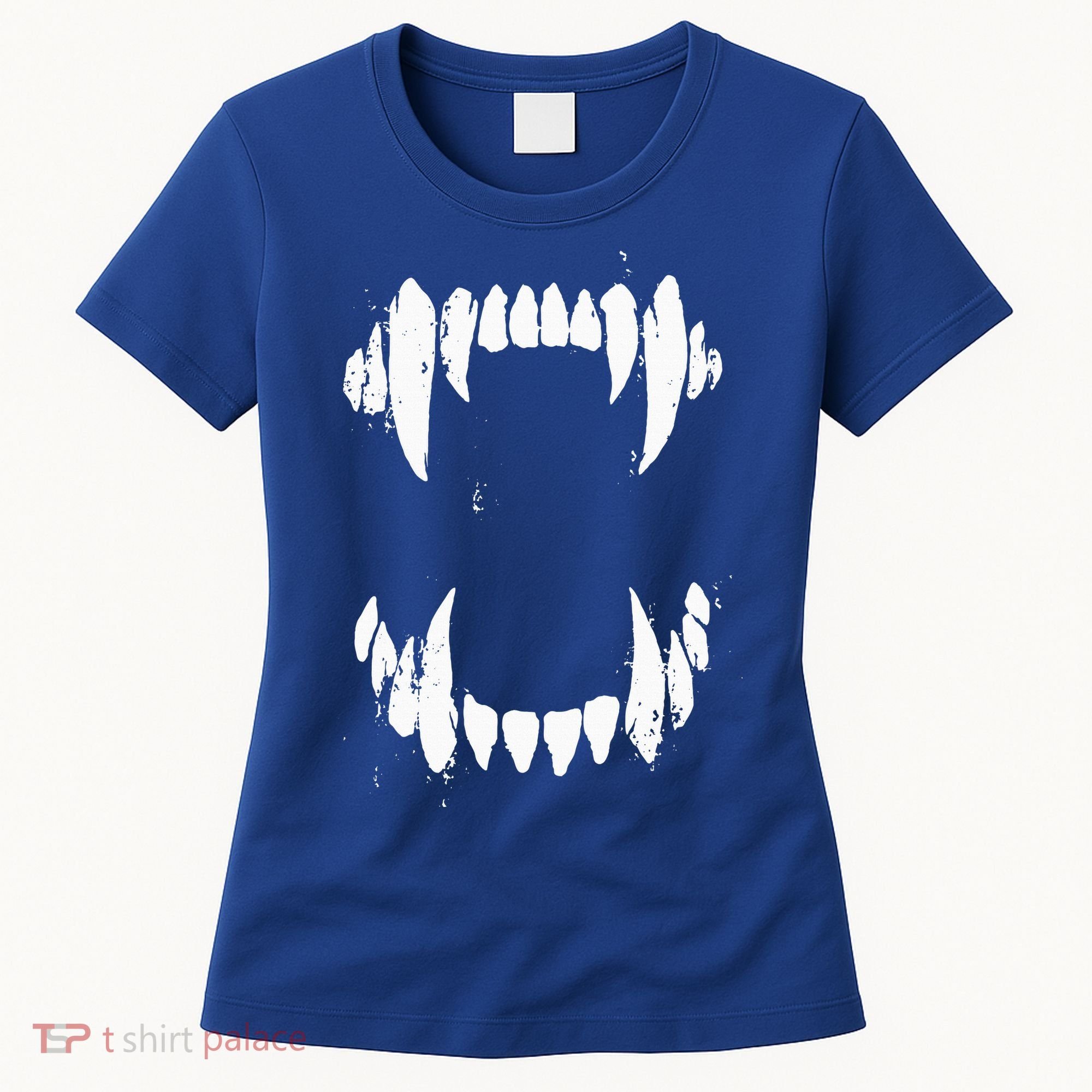 Halloween Horror Wolf Dog Vampire Monster Teeth Costume Women's T-Shirt