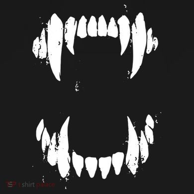 Halloween Horror Wolf Dog Vampire Monster Teeth Costume Women's Tri-Blend 3/4-Sleeve Raglan Shirt