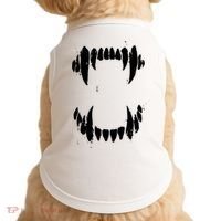 Halloween Horror Wolf Dog Vampire Monster Teeth Costume Doggie Tank thumb 0