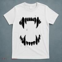 Halloween Horror Wolf Dog Vampire Monster Teeth Costume T-Shirt thumb 5