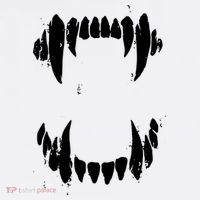 Halloween Horror Wolf Dog Vampire Monster Teeth Costume Button thumb 1