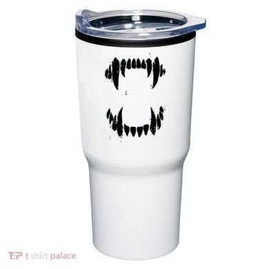 Halloween Horror Wolf Dog Vampire Monster Teeth Costume Tumbler