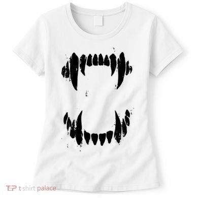 Halloween Horror Wolf Dog Vampire Monster Teeth Costume Women's T-Shirt