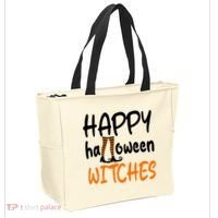 Happy Halloween Witches Cute Tote Bag thumb 2