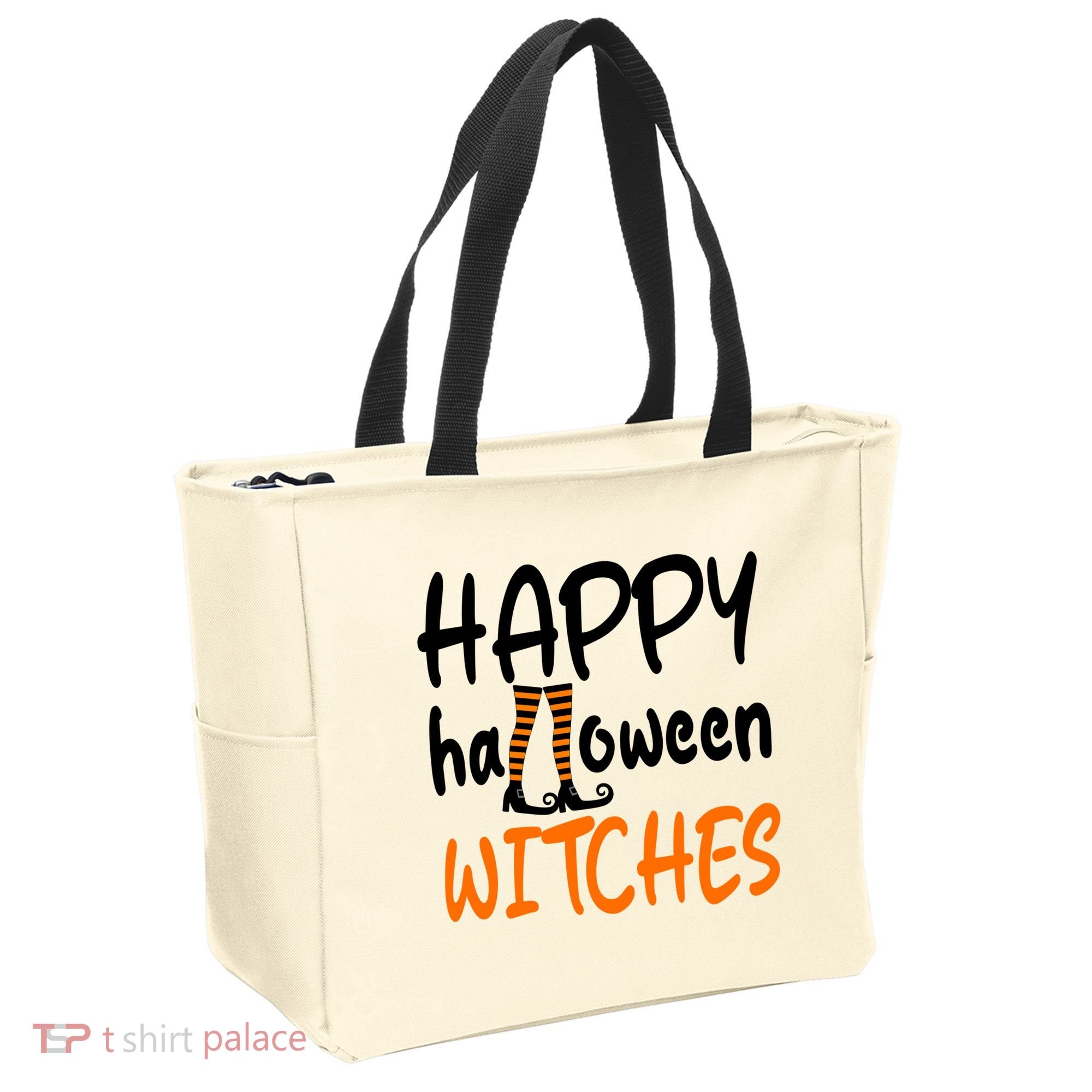 Happy Halloween Witches Cute Tote Bag