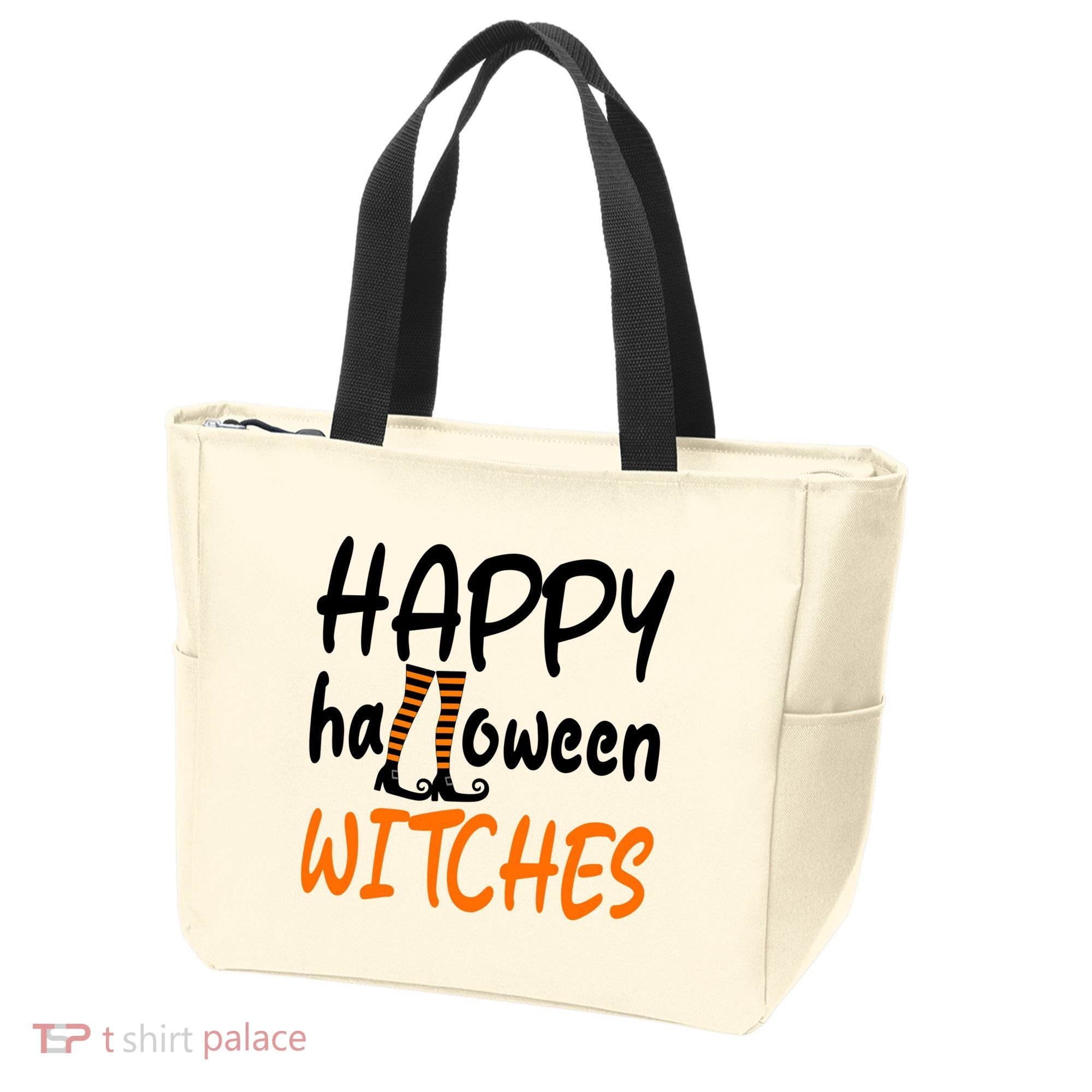 Happy Halloween Witches Cute Tote Bag