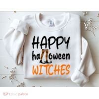 Happy Halloween Witches Cute Sweatshirt thumb 2