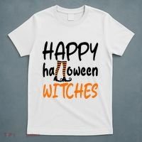 Happy Halloween Witches Cute T-Shirt thumb 5