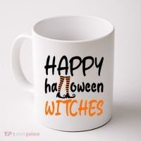 Happy Halloween Witches Cute Coffee Mug thumb 0