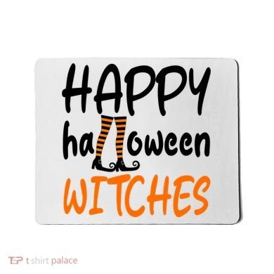 Happy Halloween Witches Cute Mousepad