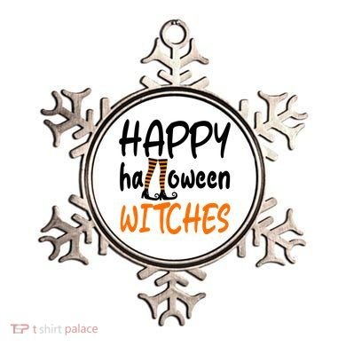 Happy Halloween Witches Cute Ornament