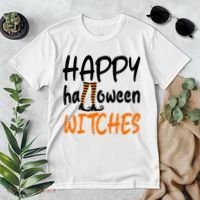 Happy Halloween Witches Cute Premium T-Shirt thumb 2