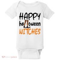 Happy Halloween Witches Cute Baby Bodysuit thumb 0
