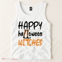 Happy Halloween Witches Cute Tank Top thumb 2