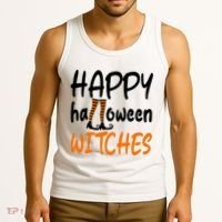 Happy Halloween Witches Cute Tank Top thumb 3
