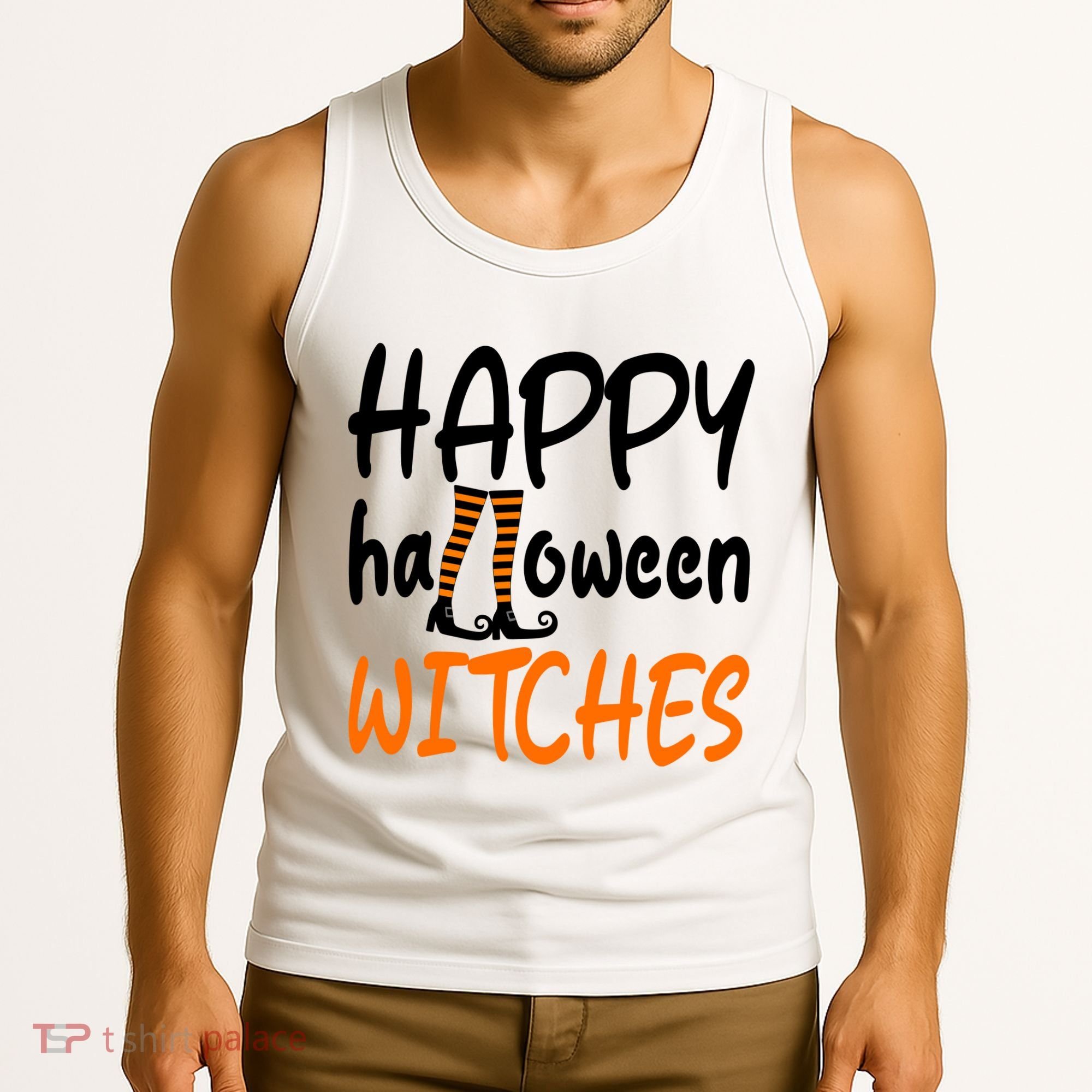 Happy Halloween Witches Cute Tank Top