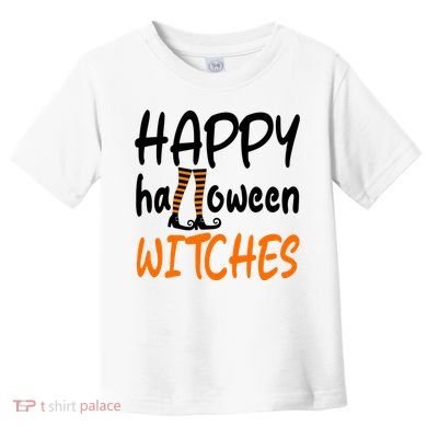 Happy Halloween Witches Cute Toddler T-Shirt