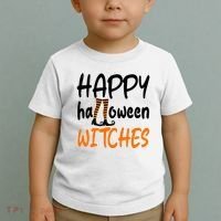 Happy Halloween Witches Cute Toddler T-Shirt thumb 2