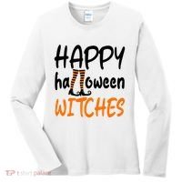 Happy Halloween Witches Cute Women's Long Sleeve Shirt thumb 0