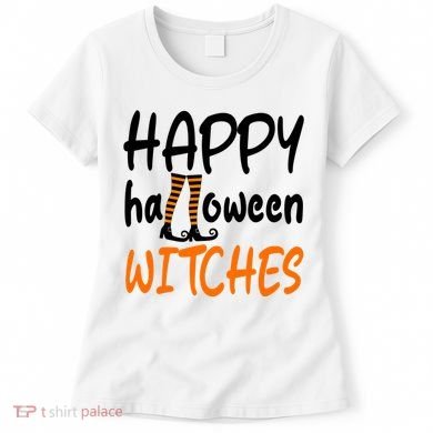 Happy Halloween Witches Cute Women's T-Shirt