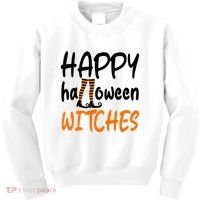 Happy Halloween Witches Cute Kids Sweatshirt thumb 0