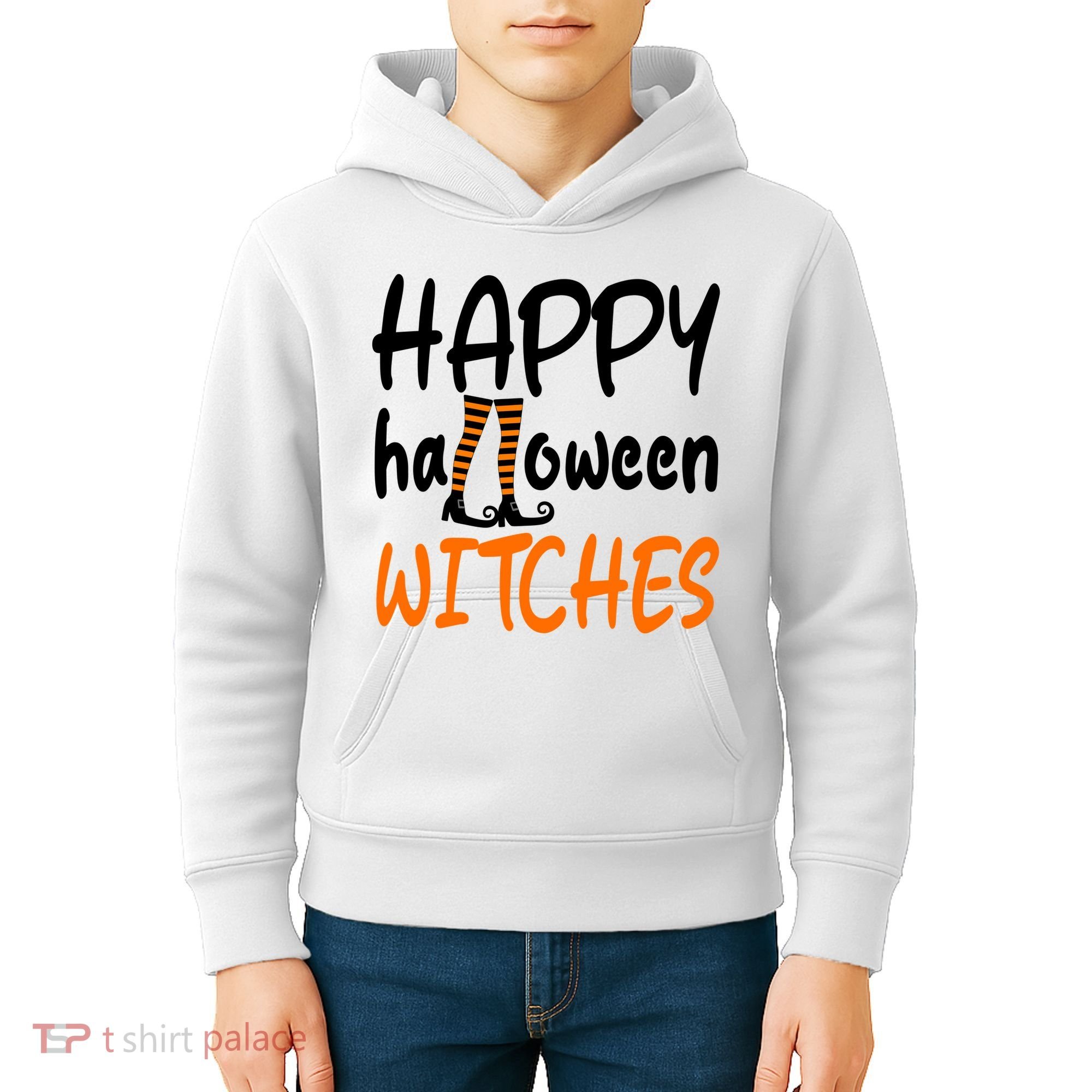 Happy Halloween Witches Cute Kids Hoodie
