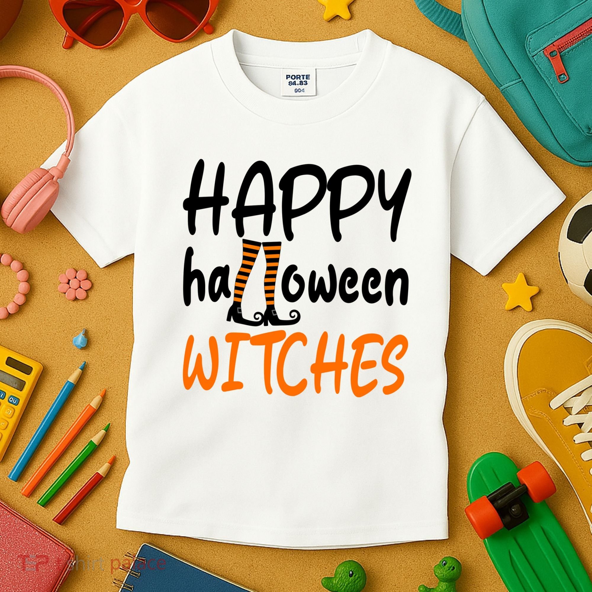 Happy Halloween Witches Cute Kids T-Shirt