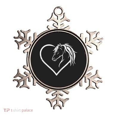Horse Head With A Heart Riding Horse Ornament