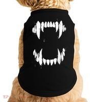 Halloween Horror Wolf Dog Vampire Monster Teeth Costume Doggie Tank thumb 0