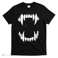 Halloween Horror Wolf Dog Vampire Monster Teeth Costume T-Shirt thumb 0