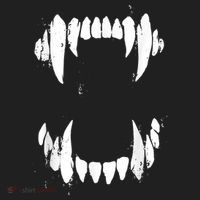 Halloween Horror Wolf Dog Vampire Monster Teeth Costume Golf Towel thumb 3